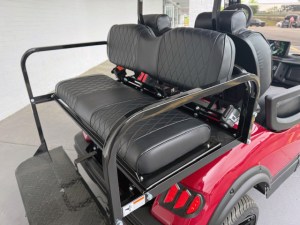 Burgundy Contender Flex 2+2 Lithium Golf Cart for sale 05